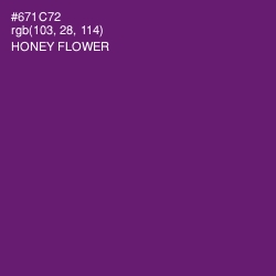 #671C72 - Honey Flower Color Image