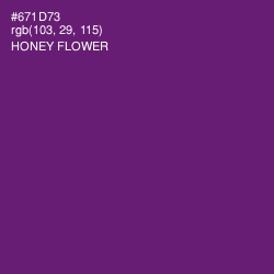 #671D73 - Honey Flower Color Image