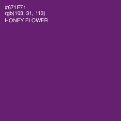 #671F71 - Honey Flower Color Image