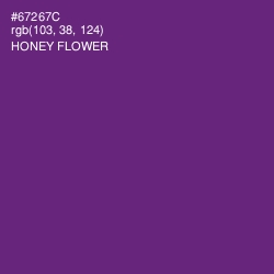 #67267C - Honey Flower Color Image