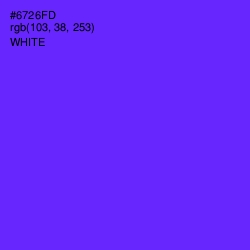 #6726FD - Purple Heart Color Image