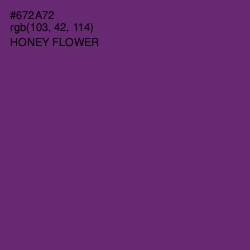 #672A72 - Honey Flower Color Image