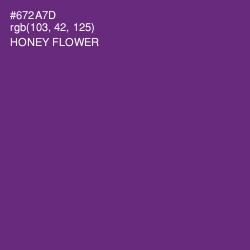 #672A7D - Honey Flower Color Image