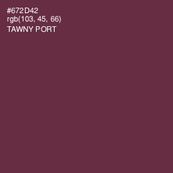 #672D42 - Tawny Port Color Image