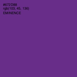 #672D88 - Eminence Color Image