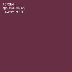 #672E44 - Tawny Port Color Image