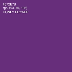 #672E7B - Honey Flower Color Image