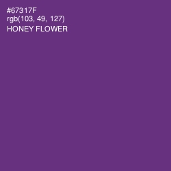 #67317F - Honey Flower Color Image