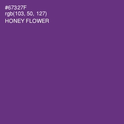 #67327F - Honey Flower Color Image