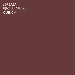 #673A3A - Quincy Color Image