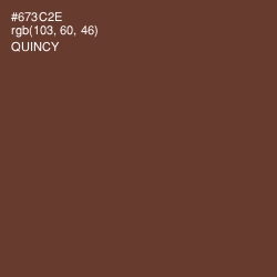 #673C2E - Quincy Color Image