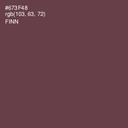 #673F48 - Finn Color Image