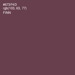 #673F4D - Finn Color Image