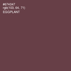 #674047 - Eggplant Color Image