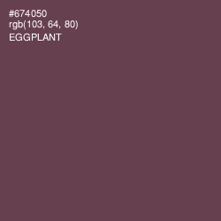 #674050 - Eggplant Color Image