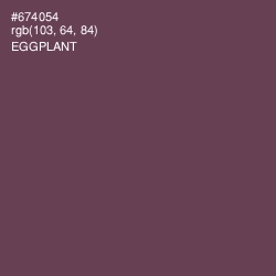 #674054 - Eggplant Color Image
