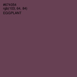 #674054 - Eggplant Color Image