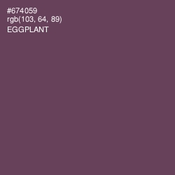 #674059 - Eggplant Color Image