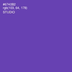 #6740B2 - Studio Color Image