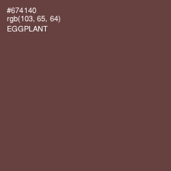 #674140 - Eggplant Color Image