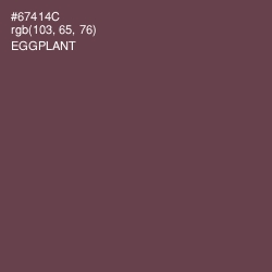 #67414C - Eggplant Color Image