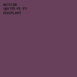 #67415B - Eggplant Color Image