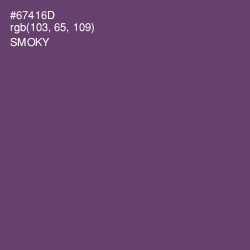 #67416D - Smoky Color Image