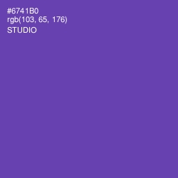 #6741B0 - Studio Color Image