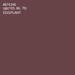 #674246 - Eggplant Color Image