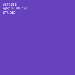 #6742BE - Studio Color Image