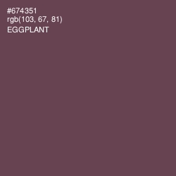 #674351 - Eggplant Color Image