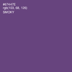 #67447E - Smoky Color Image