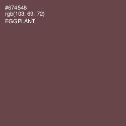 #674548 - Eggplant Color Image