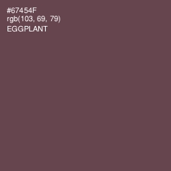 #67454F - Eggplant Color Image