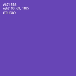 #6745B6 - Studio Color Image