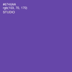#6746AA - Studio Color Image