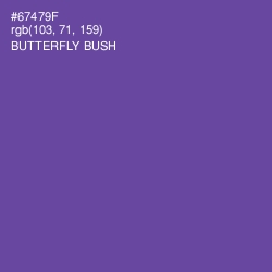 #67479F - Butterfly Bush Color Image