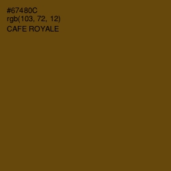 #67480C - Cafe Royale Color Image