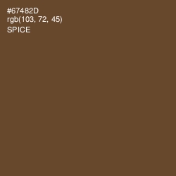 #67482D - Spice Color Image