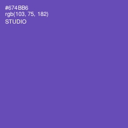 #674BB6 - Studio Color Image