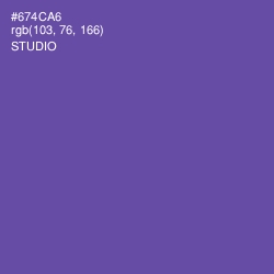 #674CA6 - Studio Color Image