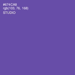 #674CA8 - Studio Color Image