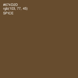 #674D2D - Spice Color Image