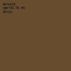 #674E2E - Spice Color Image