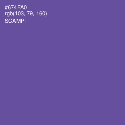 #674FA0 - Scampi Color Image
