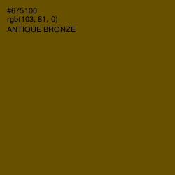 #675100 - Antique Bronze Color Image