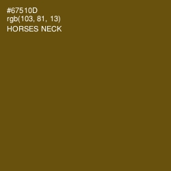 #67510D - Horses Neck Color Image