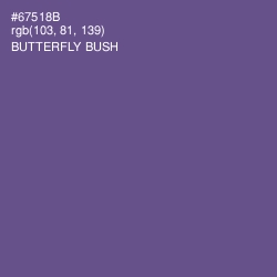 #67518B - Butterfly Bush Color Image