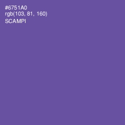 #6751A0 - Scampi Color Image