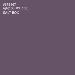 #675367 - Salt Box Color Image